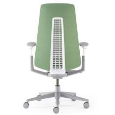 Haworth Bürostuhl ergonomischer Bürodrehstuhl grün exklusiv, HAWORTH, Fern