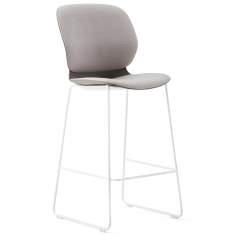 Barhocker grau Barstuhl Haworth Maari