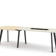 Flexible Konferenztische Büro Konferenztisch Holz Büromöbel, HAWORTH, Immerse, HAWORTH, Immerse