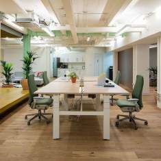 Schreibtisch Büro Sitz-Stehtisch Team-Tisch Schreibtische Design Schreibtisch Holz, HAWORTH, YourPlace