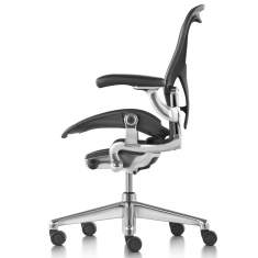 Drehstuhl schwarz Bürodrehstühle Netzgewebe Herman Miller, Aeron Bürodrehstuhl