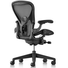 Drehstuhl schwarz Bürodrehstühle Netzgewebe Herman Miller, Aeron Bürodrehstuhl