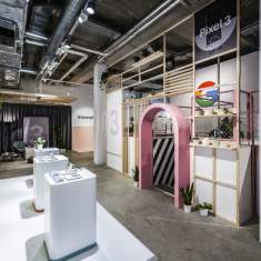 Büroplanung GOOGLE PIXEL3 STUDIOS Actincommon
