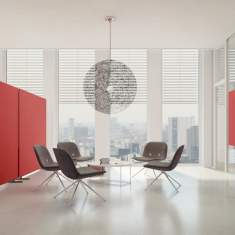 Akustikelemente, acoustic - adeco, Acoustic Stellwand frei stehend