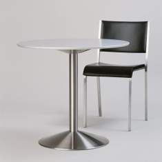 Design Beistelltisch Metall rund Beistelltische rund Metall, Radar - adeco, Bistro