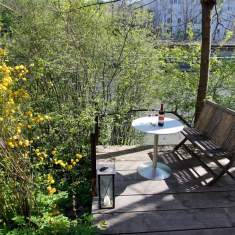 Design Beistelltisch weiß rund Beistelltische rund weiße Tischplatte, Radar - adeco, Bistro