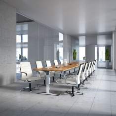 Konferenzstühle weiss Konferenzsessel Büro, König + Neurath, AGENDA.II Konferenzstuhl