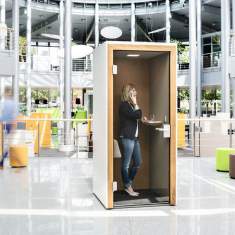 Akustikelemente Telefonzelle Abgeschirmte Raumelemente, König + Neurath, Akustik Element QUIET.BOX Ausgezeichnet mit German Design Award