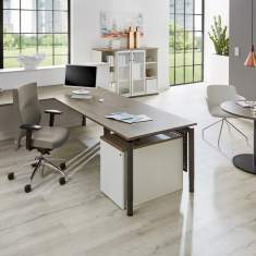 Schreibtisch Büromöbel, Eckschreibtisch, Schreibtische Design, fm Büromöbel all in one - fm 11/13