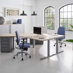 Schreibtisch höhenverstellbar  Büro Schreibtische | Büromöbel, fm Büromöbel, all in one - fm 69