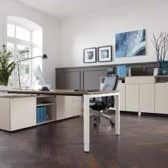 Sideboard Büro, fm Büromöbel, Clear Arbeitsplätze