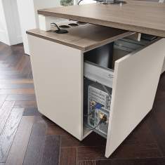 Sideboard Büro, fm Büromöbel, Clear Arbeitsplätze
