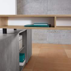 Sideboard Büro, fm Büromöbel, Clear Stehkombinationen