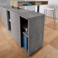 Sideboard Büro, fm Büromöbel, Clear Stehkombinationen