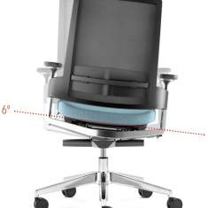 Bürostuhl Bürodrehstuhl türkis Drehstühle fm Büromöbel, Leon X 3.6