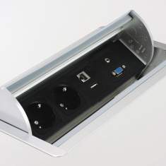 Kabelführungen/Elektrifizierungen, fm Büromöbel, Netboxen