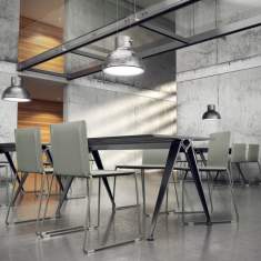 Büro Schreibtisch Konferenztisch schwarz Schreibtische Design Büromöbel,Hunziker, Grip Basic