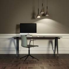 Büro Schreibtisch Homeoffice Schreibtische Design Büromöbel schwarz, Hunziker, Grip Basic