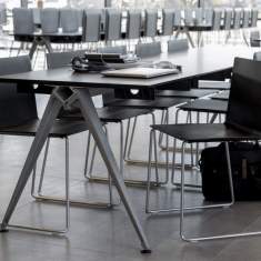 Arbeitstisch Büro Schreibtische kaufen Schreibtisch Konferenztisch schwarz Konferenztische, Hunziker, Grip Meeting