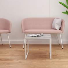 Loungesessel rosa Sessel Lounge Besucherstuhl Nowy Styl Naudu