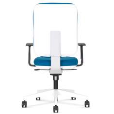 Bürostuhl blau weiss Bürodrehstuhl moderne Bürostühle Nowy Styl Garta