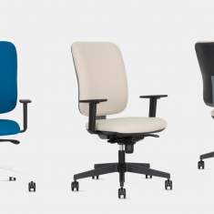 Bürostuhl blau beige Bürodrehstuhl moderne Bürostühle Nowy Styl Garta