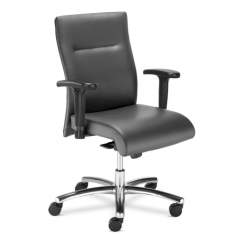 Bürostuhl schwarz Bürodrehstuhl moderne Bürostühle Leder Nowy Styl Neo-Lux