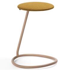 Hocker gelb Schreibtischhocker Stahl Materia Rocca