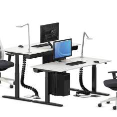 Arbeitstisch Höhenverstellbarer Schreibtisch Hunziker Pareto T-Fuss
höhenverstellbar