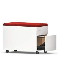 Rollcontainer Büro Caddy Bürocontainer Schreibtisch Korpus, VS, OfficeBox lang