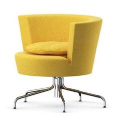 Loungesessel Design Büro Loungemöbel gelb, VS, Serie Lounge Sessel