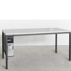 Arbeitstisch Schreibtisch | Büro Schreibtische | Büromöbel, Hunziker, Vierbeintisch mit Kabelmanagement