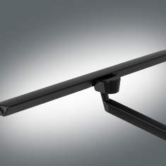 Tischleuchte LED Tischleuchten Büro Leuchte dimmbar Aluminiumleuchte schwarz Hansa LED Zirkon