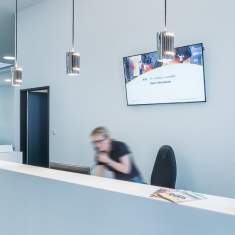 Pendelleuchten Metall Deckenlampen Büro Pendelleuchte, Regent, Act LED