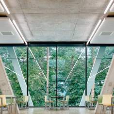 Büro Deckenlampen LED längliche Pendelleuchte Büro LED Büroleuchte, Regent, Flow