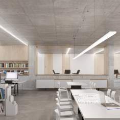 LED Deckenlampen länglich Pendelleuchte LED Büroleuchte, Regent, Purelite LED