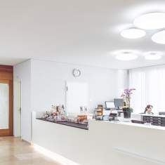 LED Deckenlampe weiß moderne Bürolampe LED, Regent, Torino LED