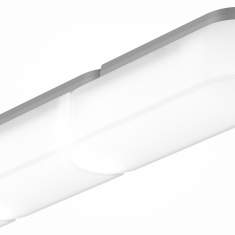 Deckenleuchte länglich Leuchtröhre Decke geschlängelt  Deckenlampe weiß, Regent, Wiggle LED