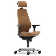 Drehstuhl Bürostuhl Design Bürostühle mit Armlehnen Designer Bürostuhl braun Bürostühle kaufen Bürodrehstuhl Kinnarps Plus 6/8