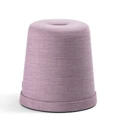 Hocker rosa Polsterhocker, Materia, Cap gepolstert