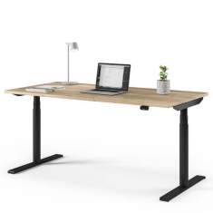 Höhenverstellbarer Schreibtisch elektrisch ergonomische Schreibtische Büro Assmann Büromöbel Tensos