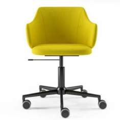 Konferenzstuhl gelb Konferenzstühle Drehstuhl Drehstühle Büro Assmann Büromöbel Triest