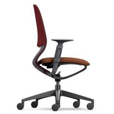 Drehstuhl Bürostuhl Design Bürostühle mit Armlehnen Bürodrehstuhl rot Netzgewebe Sedus se:motion net