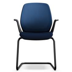 Freischwinger blau Besucherstuhl Konferenzstuhl Büro Konferenzstühle Sedus se:do