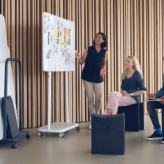 Screibtafel tragbares Whiteboard Sedus se:lab boards