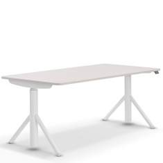 Höhenverstellbarer Schreibtisch elektrisch ergonomische Schreibtische weiss Sedus se:lab e-desk A