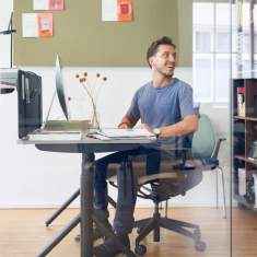 Höhenverstellbarer Schreibtisch elektrisch ergonomische Schreibtische Sedus se:lab e-desk A