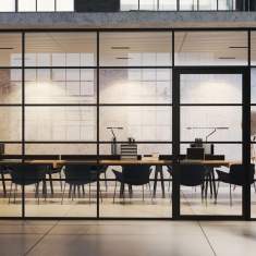 Raumhohe Trennwände Büro Raumteiler Glas Goldbach Kirchner Akustik Trennwand T50 Loft