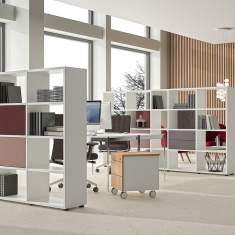 Regalschrank weiß Regalsysteme Büromöbel, werner works, basic view