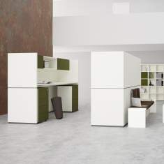 Möbel für Warte und Empfangsbereiche | Mobile Stell/Trennwände | Organisationswände, werner works, R-Modul